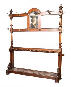 Late Victorian Mahogany Hall Umbrella Stand - 4757654