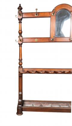 Late Victorian Mahogany Hall Umbrella Stand - 4757688