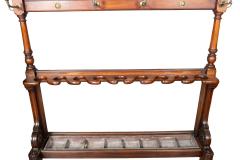 Late Victorian Mahogany Hall Umbrella Stand - 4757715