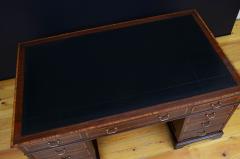 Late Victorian Mahogany and Inlaid Desk - 2851060