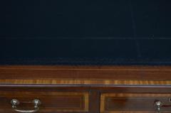 Late Victorian Mahogany and Inlaid Desk - 2851063