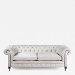 Late Victorian two seat Chesterfield sofa to be coloured on request - 1164125