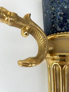 Laudarte SLR Gilt Bronze Wall Sconces with Marble Insets Pair of Tania AP 2L - 3918722