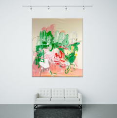 Laura Basterra Sanz Evergreen Abstract painting 2022 - 3686590