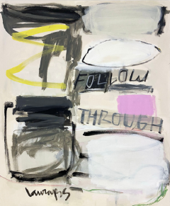 Laura Basterra Sanz Follow Through Abstract painting 2024 - 3686702