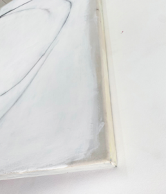 Laura Basterra Sanz Intended White Abstract painting 2024 - 3686653