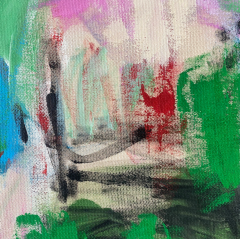 Laura Basterra Sanz Spring in Alsace upside down Abstract painting 2023 - 3686627