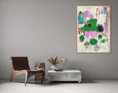 Laura Basterra Sanz Spring in Alsace upside down Abstract painting 2023 - 3686670
