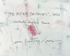 Laura Basterra Sanz The River La Meuse Abstract painting 2024 - 3686655