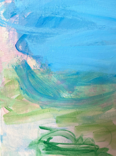 Laura Basterra Sanz Untitled summer breeze Abstract painting 2022 - 3686667
