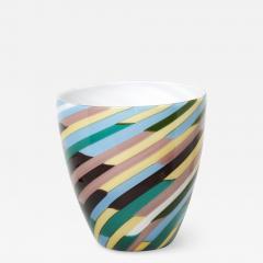 Laura Diaz de Santillana Laura de Santillana for Venini blown glass Klee vase 1984 - 2819465