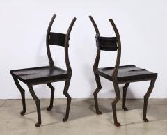 Laura Johnson Drake Pair of Rare Metal Chairs - 3021241