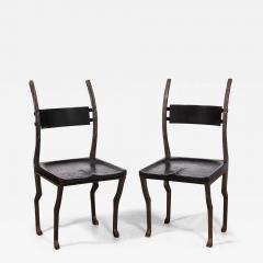 Laura Johnson Drake Pair of Rare Metal Chairs - 3022050