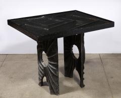 Laura Johnson Drake Rare Sculpted Aluminum Table - 3019717