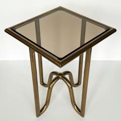 Laura Kirar Laura Kirar Bronze Lien Tray Side Table for Baker - 3439226