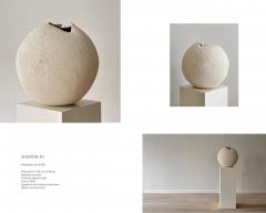 Laura Pasquino Dutch Contemporary Shadow 3 Ceramic Sculptural Urn Vase - 4605514