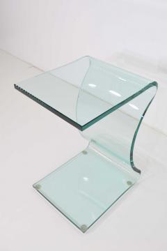 Laurel Fife L Fife Signed Glass Side Table - 1255378