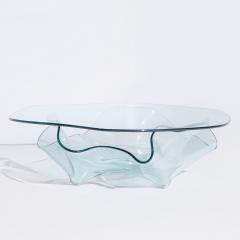 Laurel Fyfe Laurel Fyfe Mid Century Handkerchief Art Glass Coffee Table - 4449897