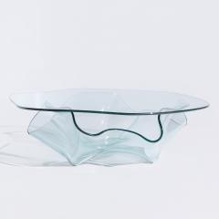 Laurel Fyfe Laurel Fyfe Mid Century Handkerchief Art Glass Coffee Table - 4449898