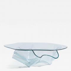 Laurel Fyfe Laurel Fyfe Mid Century Handkerchief Art Glass Coffee Table - 4450049