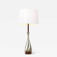 Laurel Light Co Mid Century Modern Sculpted Brass Table Lamp by Laurel - 2689343