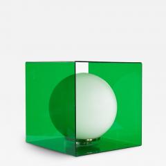 Laurel Mid Century Green Acrylic Cube Lamp - 2572242
