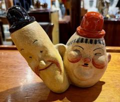 Laurel and Hardy Ceramic Caricatures Made in Italy mid century - 4552720