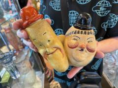 Laurel and Hardy Ceramic Caricatures Made in Italy mid century - 4552722