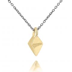 Lauren Wolf Lauren Wolf Gold Faceted Kite Drop Necklace - 4743248