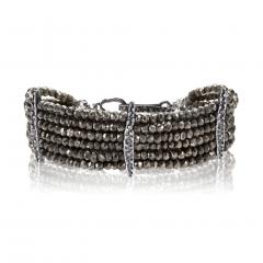 Lauren Wolf Lauren Wolf Six Strand Pyrite Stingray Bracelet - 4743249