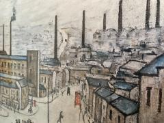 Laurence Stephen Lowry Signed Limited Edition Print Huddersfield By L S Lowry 1973 - 2397306