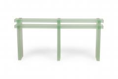Laurids Gallee Austrian Contemporary Green Resin Console Table - 4613351