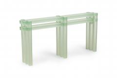 Laurids Gallee Austrian Contemporary Green Resin Console Table - 4613353