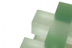 Laurids Gallee Austrian Contemporary Green Resin Console Table - 4613356