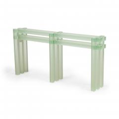 Laurids Gallee Austrian Contemporary Green Resin Console Table - 4620185