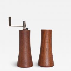 Laurids L nborg Teak Wood Salt Shaker Pepper Mill by Laurids Lonborg of Denmark - 1434329