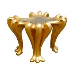 Lawrence De Martino Lawrence De Martino Sculptural Side Table In 24 Karat Gold Leaf 2000 - 997279