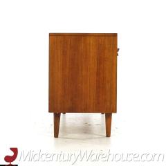 Lawrence Peabody Lawrence Peabody Mid Century Walnut and Cane Buffet with Hutch - 3684789