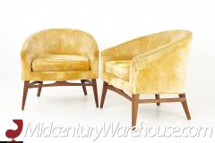 Lawrence Peabody Lawrence Peabody for Craft Associates Mid Century Lounge Chairs A Pair - 2581063