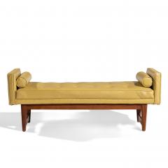 Lawrence Peabody Lawrence Peabody for Nemschoff Mid Century Walnut Bench - 4444168