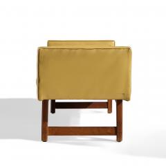 Lawrence Peabody Lawrence Peabody for Nemschoff Mid Century Walnut Bench - 4444171