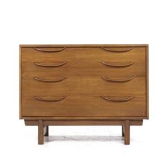 Lawrence Peabody Lawrence Peabody for Nemschoff Mid Century Walnut Credenza and Hutch - 3846694