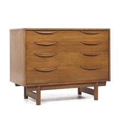 Lawrence Peabody Lawrence Peabody for Nemschoff Mid Century Walnut Credenza and Hutch - 3846695