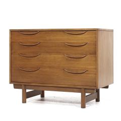 Lawrence Peabody Lawrence Peabody for Nemschoff Mid Century Walnut Credenza and Hutch - 3846698