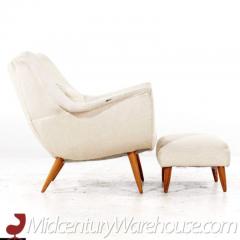 Lawrence Peabody Lawrence Peabody for Selig Mid Century Holiday Lounge Chair with Ottoman - 3358909