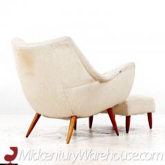 Lawrence Peabody Lawrence Peabody for Selig Mid Century Holiday Lounge Chair with Ottoman - 3358928