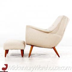 Lawrence Peabody Lawrence Peabody for Selig Mid Century Holiday Lounge Chair with Ottoman - 3358982