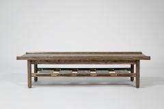 Lawrence Peabody Walnut Coffee Table by Lawrence Peabody for Nemschoff C 1950s - 3969246