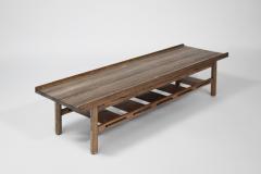 Lawrence Peabody Walnut Coffee Table by Lawrence Peabody for Nemschoff C 1950s - 3969250