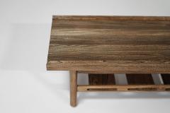 Lawrence Peabody Walnut Coffee Table by Lawrence Peabody for Nemschoff C 1950s - 3969254